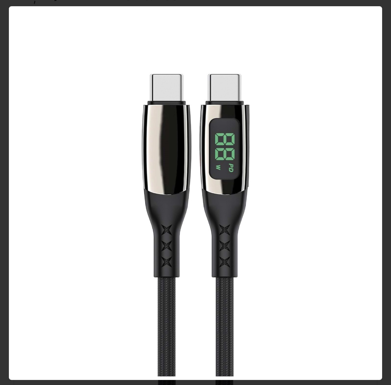 65W LCD EKRANLI  ŞARJ KABLOSU – Aksesuarlar – Kablolar ürün görseli